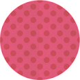 thumbnail image 1 of Ahgly Company Tapis d'Intérieur Ronds de Style Transitionnel Lavables à la Machine, Rouge Framboise, 3 Pieds Rond, 1 of 7