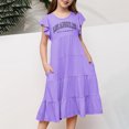 thumbnail image 3 of Robes pour Préadolescentes Robe d'Été pour Filles Robe d'Anniversaire pour Fille Robe de Fête Vêtements pour Fille 10-11 Ans, 3 of 6