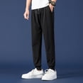 thumbnail image 2 of SHIXIAOO Men's Pants with Deep Pockets Loose Fit Casual Mesh Drawstring Jogging Trousers for Running Workout Training Basketball 13 1 Memory Foam Poplin Pants Loose Pants Girls Foot Slipper Outdoor, 2 of 8