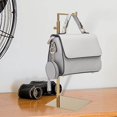 thumbnail image 1 of pitrice Sac à Main Présentoir Épaule Rack Sacs Sac à Main Chapeau en Acier Inoxydable Stand Multi Usage pour Miroir de Comptoir Or, 1 of 8