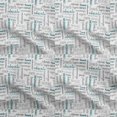 thumbnail image 1 of oneOone Tissu Polyester Spandex Vert Sarcelle Matériel de Couture Imprimé Tissu au Mètre 56 Pouces de Large, 1 of 5