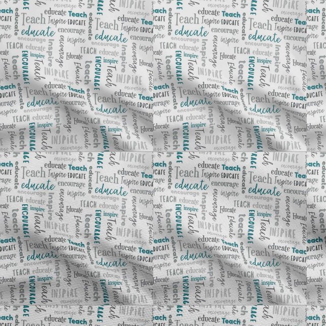 oneOone Tissu Polyester Spandex Vert Sarcelle Matériel de Couture Imprimé Tissu au Mètre 56 Pouces de Large