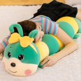 thumbnail image 4 of Adorable Caterpillar Ver Ondulant Dormant Peluche Verte, 4 of 8
