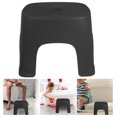 thumbnail image 3 of KAKOWELY 2pcs Foot Stool Plastic Step Stool Bathroom Stepping Foot Stool Toilet Step Stool,8.07X"X7.68"X6.3", 3 of 5