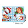 thumbnail image 3 of TIELUTT 4PCS Stickers for Holiday Scrapbooking and with Festive Santa Snowman Reindeer Patterns Props for Photo Booth 50s Stickers Found Photo Girl Positive Stickers Floor Blanket for Photography, 3 of 6