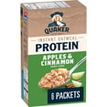 thumbnail image 1 of Quaker High Protein Apples & Cinnamon Instant Oatmeal, 1 of 13
