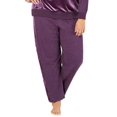 thumbnail image 1 of Alfani Pantalon de Pyjama Jogger en Velours à Rayures pour Femmes Grande Taille, Violet, 2X Plus, 1 of 2