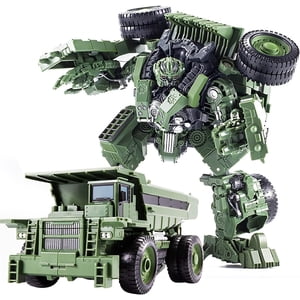 SURJDE Transformer Toys Devastator Voyager Class Scrapper Overload Hightower Mixmaster Scavenger Scrapmetal Skipjack Long Haul Action Figure Toys-6 Inch (Color : Long Haul)