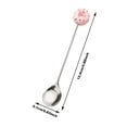thumbnail image 2 of Harpily Clearance Dinnerware Stainless Steel Sweet Donut Dessert Fork Coffee Spoon And Stirrer, 2 of 5