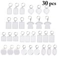 thumbnail image 2 of Bangcool 30PCS Photo Keychain Personalized Snap-in Picture Keyring Picture Frame Keychain, 2 of 10