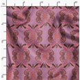 thumbnail image 2 of Soimoi Cotton Poplin Fabric Palmette Damask Print Fabric by the Yard 56 Inch Wide, 2 of 6