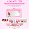 thumbnail image 2 of Kids Cosmetic Set Make Up Toys Kit Portable Baby Children Cosmetics Beauty Mini Box Infant Girl Play House Makeup Toys Princess Make Up Set Realistic Makeup Toy Gifts for Kids Infant Girl, 2 of 11