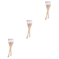 thumbnail image 1 of maskred Soft And Comfortable Tights High Stocking Stretchy Warm Fashionable Easy To Wear Nylon Compression Stockings Open Toe-Skin Color XL 3Set, 1 of 6