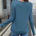 thumbnail image 4 of Cardigans Ouverts pour Femmes Légers à Manches Longues, Cardigan Décontracté Mince d'Automne, Ample, Drapé et Fluide, Bleu, G, 4 of 7