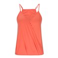 thumbnail image 3 of Timegard Camisole pour Femmes à Bretelles Ajustables, Col en V Plongeant, Froncée, Confortable, Décontractée, Mode, 3 of 4