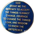 thumbnail image 4 of Recoverychip 8 Year Reflex Blue Gold Plated AA Medallion Alcoholics Anonymous Chip, 4 of 4