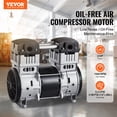 thumbnail image 2 of VEVOR Moteur de Compresseur d'Air 2 Hp 5,2 CFM @ 90 Psi Sans Huile avec Pression Max. 145 Psi, 2 of 9