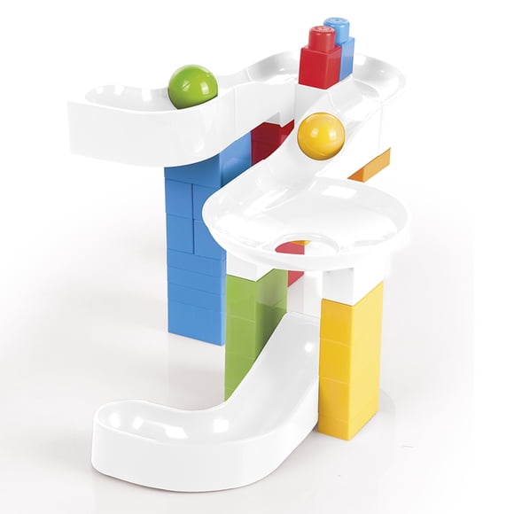 DOLU Tour à Boules en Forme de Grand Tube avec Blocs de Construction, Ensemble de Jeu pour Enfants