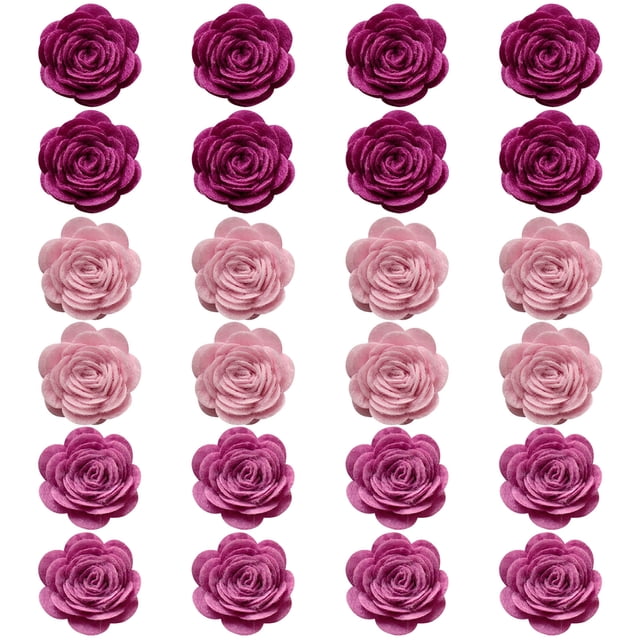 PVCS Artificial Flower Rose DIY Decoration Accessories Wreath Decoration Applique for Home Decor