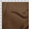 thumbnail image 4 of oneOone Tissu Viscose Chiffon Marron Rétro Minimal Burger Matériel de Robe Tissu Imprimé Tissu au Mètre 42 Pouces de Large, 4 of 5