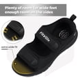 thumbnail image 4 of FitVille Men's Wide Arch Support Slipper Open Toe Sandals for Men Summer Diabetic Shoes for Men, 4 of 6