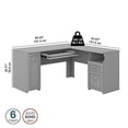thumbnail image 5 of Bush Furniture Fairview L Shaped Desk with Drawers and Storage Cabinet, 60W, Cape Cod Gray, 5 of 5