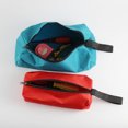 thumbnail image 1 of 5X Tote Bag Zippered Pack Fine Workmanship Wear-resistance Convenience Workmanship Storage Storage Bags Hardware Organizer Container Red Large Size, 1 of 8