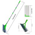 thumbnail image 2 of S SERENABLE Lawn Thatching Rake Ergonomic Leaf Rake Dethatcher Rake for Dethatching Lawn 1.7 Meter, 2 of 7