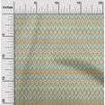 thumbnail image 1 of oneOone Georgette Viscose Fabric Chevron Ikat Print Fabric By The Yard 42 Inch Wide, 1 of 1
