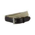 thumbnail image 1 of CTM®  Braided Elastic Stretch Belt with Croc Print End Tabs (Men's), 1 of 3