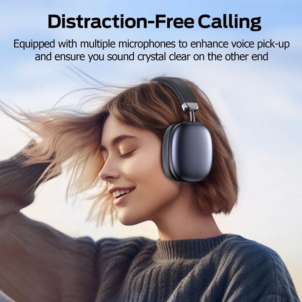 VEATOOL Bluetooth Over-Ear Headphones, 65Hrs Playtime Wireless