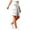 White, variant on Yuzhih Women's Bermuda Cargo Shorts Casual Summer High Waist Hiking Shorts with Multi Pockets Knee Length Shorts