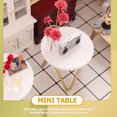 thumbnail image 3 of SHISUYAN Mini Table d'Appoint Table d'Appoint Miniature Table Ronde Table de Nuit pour Petite Maison Déco, 3 of 9