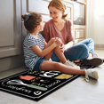 thumbnail image 3 of Kitchen Utensils Rugs Black Kitchen Mats for Floor 2 Piece, Anti Fatigue Floor Mat for Kitchen, Kitchen Floor Mats for in Front of Sink and Kitchen Matt for Standing for Kitchen Decor 17"X30"+17"X47", 3 of 5