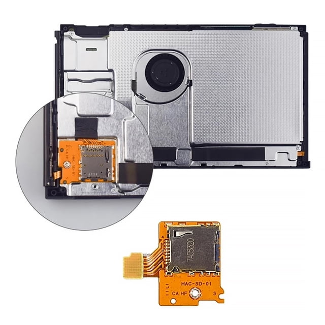 weekgood Emplacement pour Carte Mémoire Micro Portable Module de Remplacement Carte Lecteur Nintendo Switch