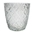 thumbnail image 1 of Porte-Bougie En Verre Rond (Diamant) - Ensemble De 4, 1 of 1