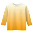 thumbnail image 2 of MIASHUI Toddler Girls Boys Raglan 3/4 Sleeve Shirts Baseball Tee Cotton Tees School Uniforms,Yellow,5-6 Years, 2 of 4