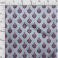 thumbnail image 2 of oneOone Cotton Poplin Fabric Leaves & Floral Block Print Sewing Fabric BTY 56 Inch Wide, 2 of 4