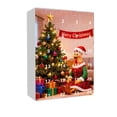 thumbnail image 2 of Fwttom Decorative Craft, Christmas Countdown Calendar Merry Christmas Chicken Pendant Christmas Tree Ornament, 2 of 4