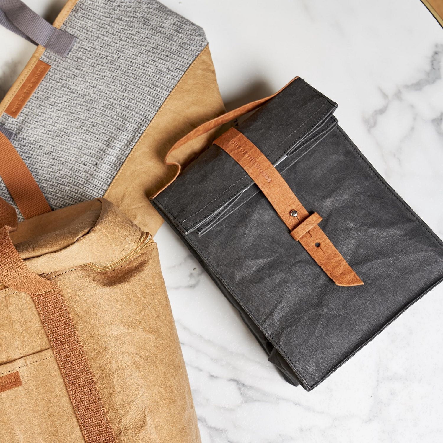 Hors des bois Papier Naturel Sac Déjeuner Ebony
