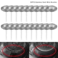 thumbnail image 4 of 20PCS Wire Steel Stainless Steel Brushes Polishing Wheels for Dremel Rotary Tool, 4 of 11