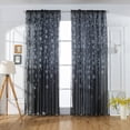 thumbnail image 1 of Christmas Decorations Curtain 1PCS Christmas Snowflake Curtain Tulle Window Treatment Voile Drape Valance Polyester curtains, 1 of 7