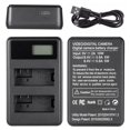 thumbnail image 1 of Chargeur de Batterie Double Rapide USB pour Appareil Photo Numérique à Écran LCD Intelligent pour CANON LP-E8, 1 of 6