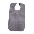 thumbnail image 2 of Esquirla Adult Bib for Eating Large Waterproof Clothing Protector for Senior Citizens gray, 2 of 8