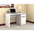 thumbnail image 3 of Bush Furniture Montrese Computer Desk in Pure White, 3 of 7