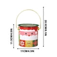 thumbnail image 3 of Tyidzon Christmas Vintage Cookies Jar Cookiess Jars For Kitchen Counter Airtight Jar Cookies Containers Cookies Tin With Lids For Gift Giving Large Cookies, 3 of 4