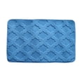 thumbnail image 2 of Thickened Absorbent Non-Slip Bathroom Rug Mat, Plush Polyester Floor Carpet for Toilet, Shower, and Bedroom Doorway, Machine Washable, 2 of 6