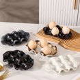 thumbnail image 4 of Transemion Ceramics Three-dimensional Ceramic Egg Tray For Stylish And Convenient Egg Storage type+3, 4 of 6