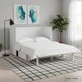thumbnail image 3 of Rustic Classics Stow Queen Size Murphy Bed Cabinet with Gel Memory Foam Mattress (White), 3 of 47
