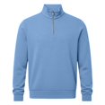thumbnail image 4 of Migroa Essential Men's Quarter-Zip Sweatshirt -Solid Color Stand-Up Collar Design, Multiple Color Options, Premium Casual Wear Under $20, Blue M, 4 of 4